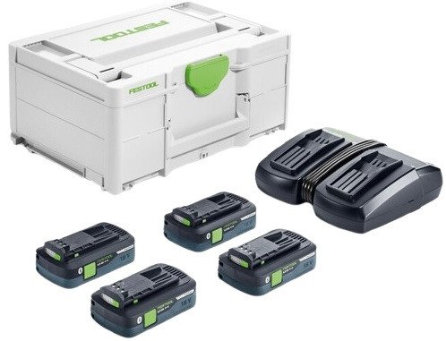 Аккумулятор с зарядным устройством Festool 577104 (18В/4x4 Ач + 18В)