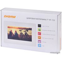 Цифровая фоторамка Digma PF-733 (белый) [PF733W]