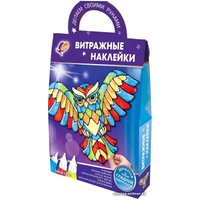 Набор для создания поделок/игрушек Луч Витражные наклейки Сова 31С 2004-08