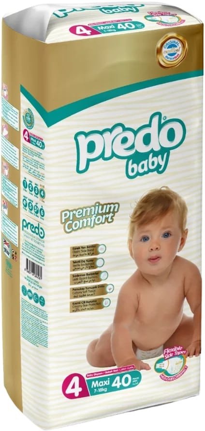 

Подгузники Predo Baby №4 7-18 кг (40 шт)