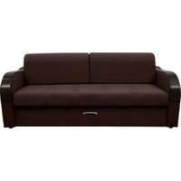 Диван Сириус Лидер-1 НПБ (Eva 04 велюр темно-коричневый)
