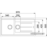 Кухонная мойка Franke BFG 651 (миндаль)