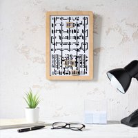 Вечный календарь Творческая мастерская "Пуговка" Анастасии Минич Магнитный светлый 31x21 см