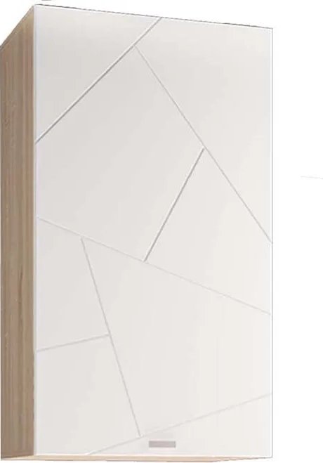 

Шкаф распашной MLK Скайлайн (Белый шагрень)