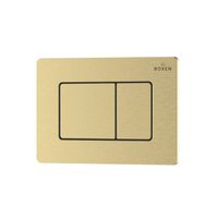 Инсталляция для унитаза Roxen для приставного унитаза Attach с кнопкой смыва 968403 (брашированное золото)