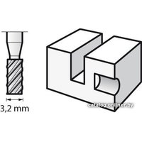 Насадка фрезеровальная Dremel 2.615.019.4JA