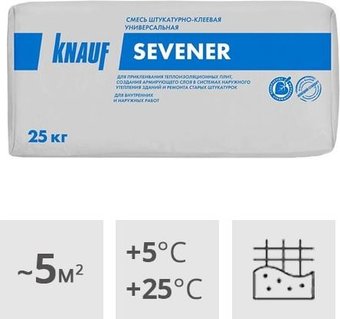 Клеевая смесь KNAUF Sevener (25 кг)