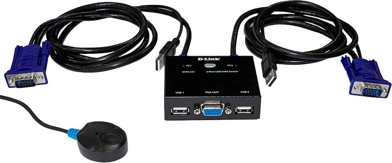 

KVM переключатель D-Link KVM-221/C1A