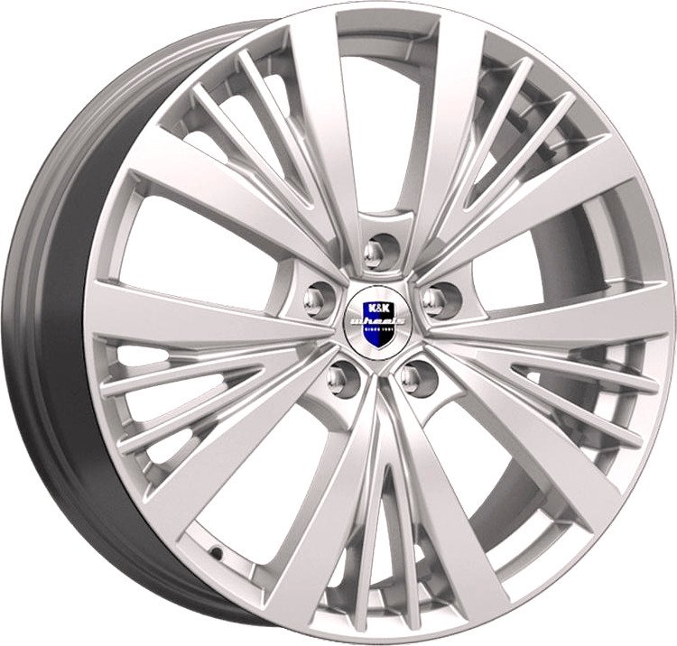 

Литые диски K&K Марвел 19x7.5" 5x108мм DIA 65.1мм ET 46мм Сильвер