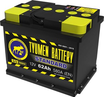Tyumen Battery Standard R+ (62 А·ч)