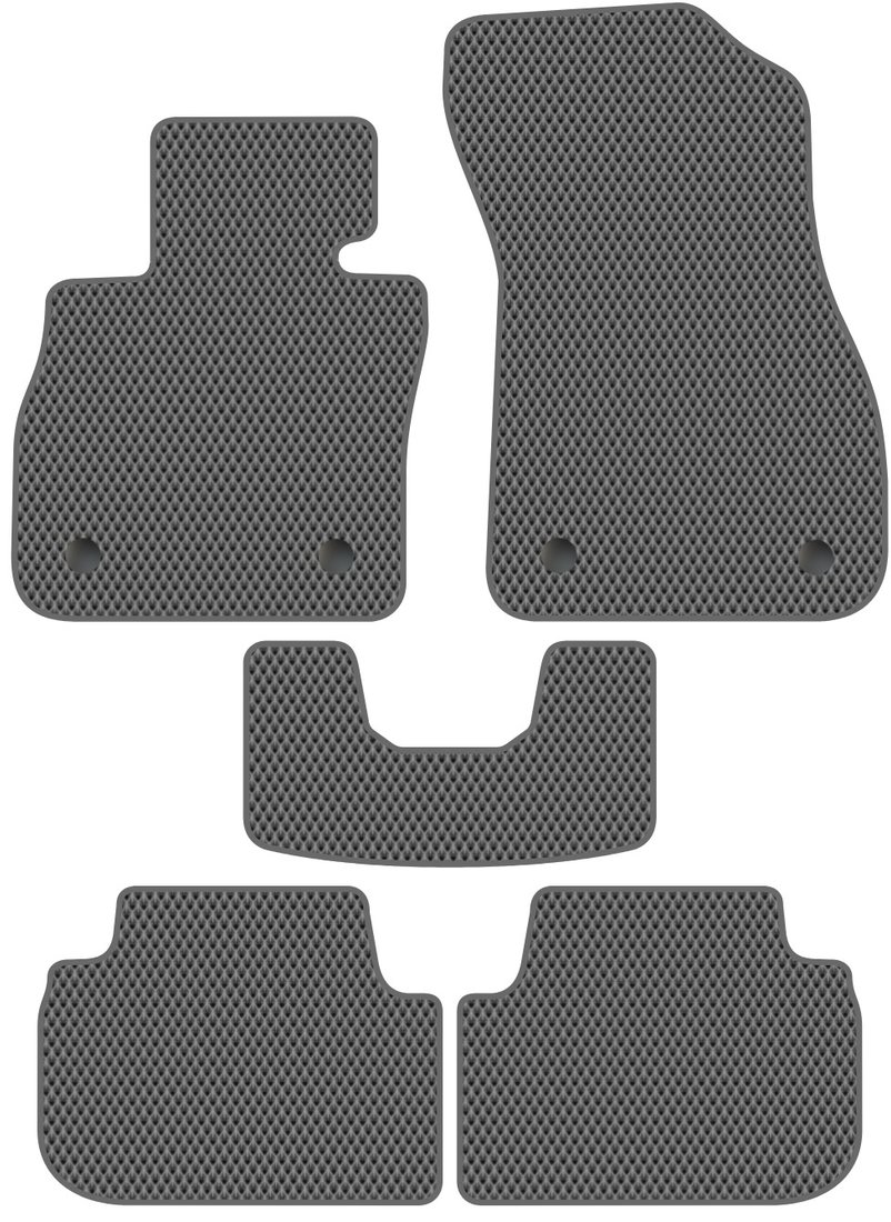 

Комплект ковриков для авто Alicosta BMW 2-Series I (седан / F44) 2019 - 2023 (серый, ромб)