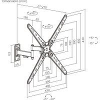 Кронштейн для телевизора Roome LDA40-442-R