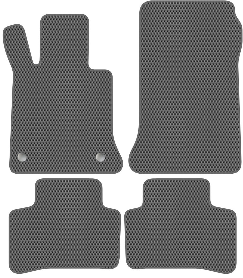 

Комплект ковриков для авто Alicosta Mercedes-Benz GLK-Class (suv / X204) 2008 - 2015 (серый, ромб)