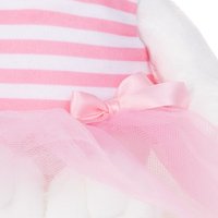 Классическая игрушка Колбаскин & Мышель Мышель в полосатом роз. платье с бантиком MT-MRT-КМ-0320249-20