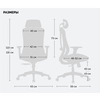 Офисное кресло SPARX Jomo (темно-серый) в Орше