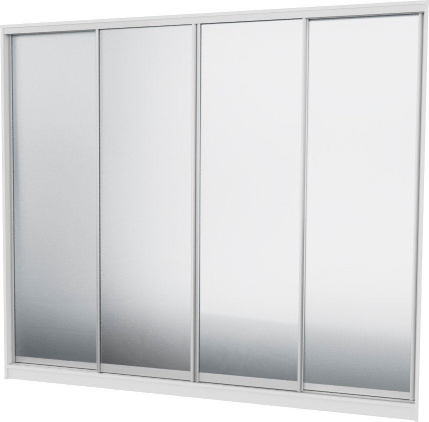 

Шкаф-купе Рэйгрупп 272 BBX Elgon РГ-14.04 (белый премиум/белый премиум/хром)