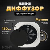 Air Круглый с регулировкой воздуха AIR010-1 d150 (белый)