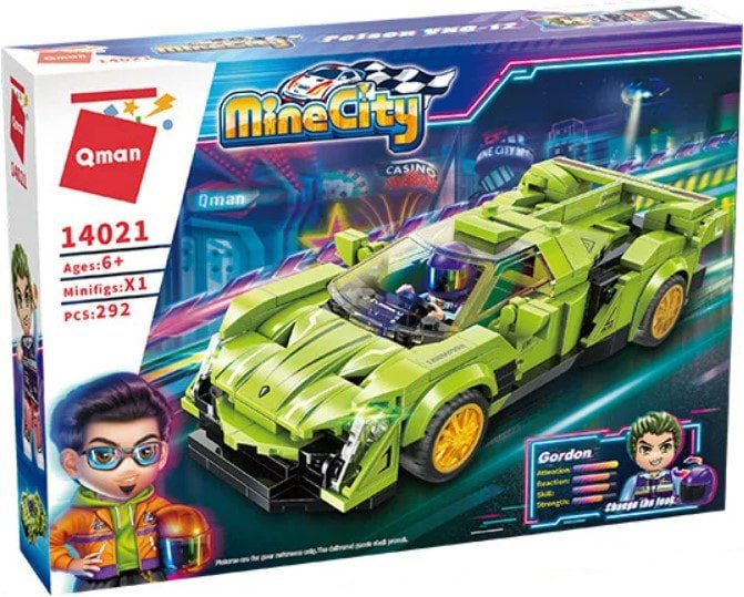 

Конструктор Qman Mine City 14021 Lamborghini Poison VNO-12