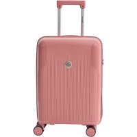 Чемодан-спиннер L'Case Riga 20 (S, розовый)