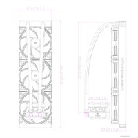 Система жидкостного охлаждения для процессора Thermalright Frozen Warframe 360 (черный)