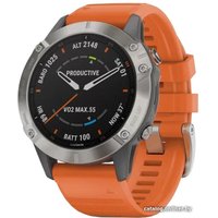 Умные часы Garmin Fenix 6 Sapphire (титановый/оранжевый) в Лиде