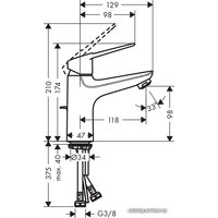 Смеситель Hansgrohe Novus Loop 71081000