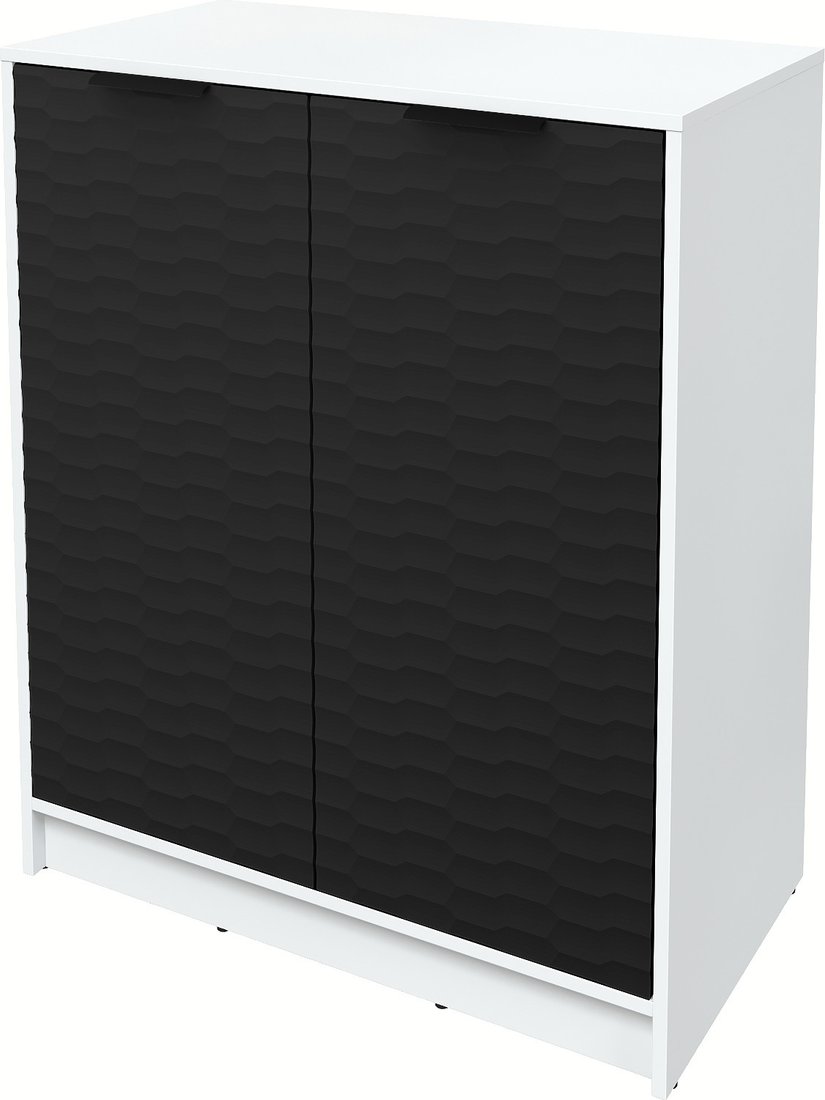 

Тумба Интерлиния Концепт Зодиак КТ-Т84 (белый платинум/черный)