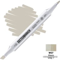 Маркер художественный Sketchmarker Двусторонний WG7 SM-WG7 (серый теплый №7)