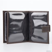 Портмоне с автодокументами Poshete 604-077M-BRW (коричневый)