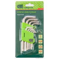 Набор ключей СибрТех 12321 (9 предметов)