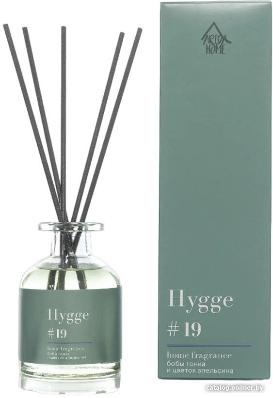 Аромадиффузор Arida Home Hygge №19 Бобы тонка и цветок апельсина (100 мл)