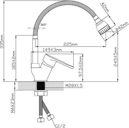 

Смеситель Econoce EC0683