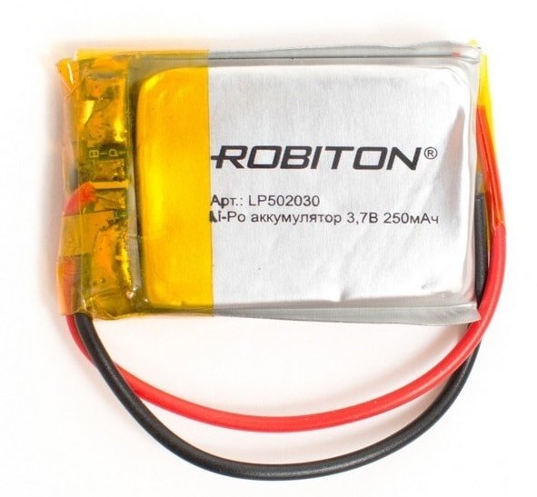 

Аккумулятор Robiton LP502030 250mAh 1 шт