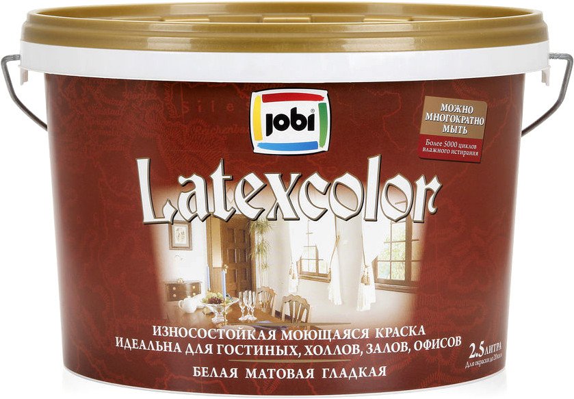 

Краска Jobi Latexcolor (2.5 л)