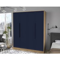 Шкаф распашной Интерлиния Концепт Тренд КТ-Ш4 (дуб золотой/индиго)