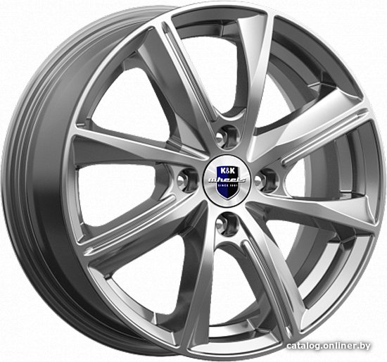 

Литые диски K&K Арнар 17x7" 5x114.3мм DIA 67.1мм ET 50мм Дарк платинум