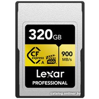 Карта памяти Lexar Professional CFexpress Type A Gold LCAGOLD320G-РНЕНG 320GB
