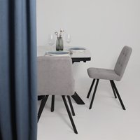 Стул Мамадома Rommy (b22 Grey Lux/черный)