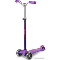 Трехколесный самокат Micro Maxi Micro Deluxe Pro LED (фиолетовый)