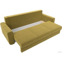 Диван Лига диванов Лига-031 121263 (микровельвет желтый)