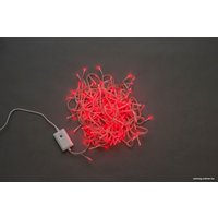 Светодиодная гирлянда IQLED С контроллером 240В 10 м красная на прозрачном проводе
