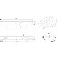 Ручка мебельная Boyard Tera 2.0 RT811SC.1/128/200