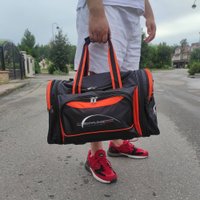 Спортивная сумка Polar 6067-2 (черный/синий)