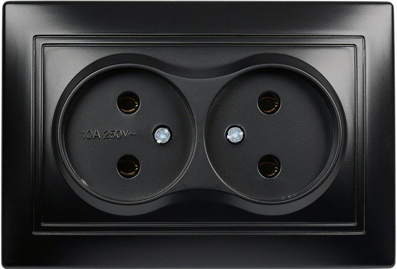 Розетка SmartBuy Венера SBE-01b-10-S2-N-c