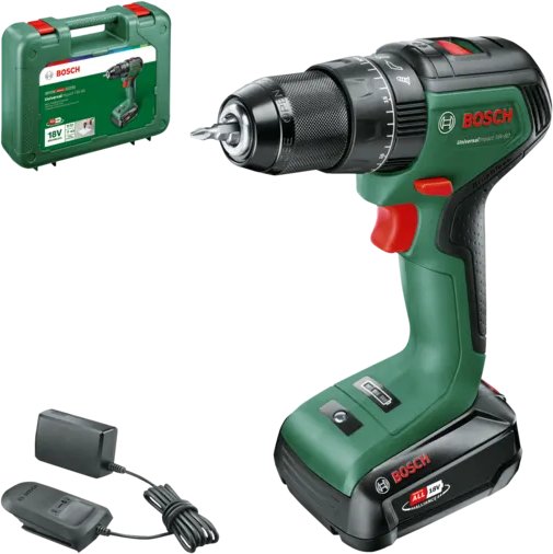 Ударная дрель-шуруповерт Bosch UniversalImpact 18V-60 06039D7101 (с 1-им АКБ 2 Ач, кейс)