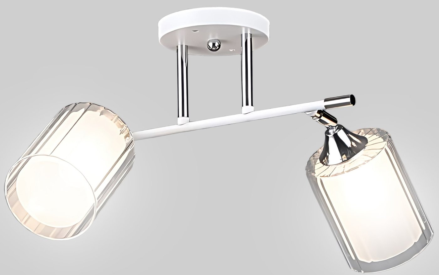 

Спот Aitin Pro НПБ 02-2x60-101 N6407/2 (белый/хром)