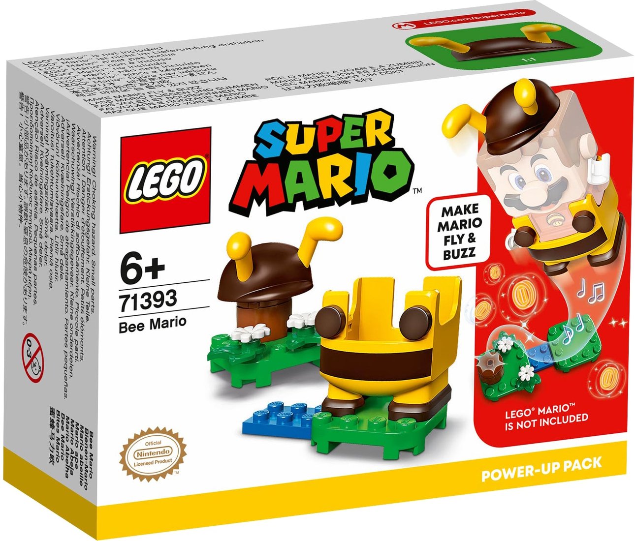 

Конструктор LEGO Super Mario 71393 Марио-пчела. Набор усилений