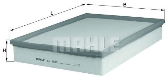 

Воздушный фильтр Mahle Knecht LX1845