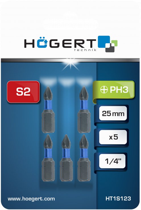 

Набор бит Hoegert Technik HT1S123