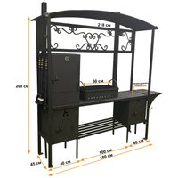 Мангал для дачи Станкоинструмент Царский 3